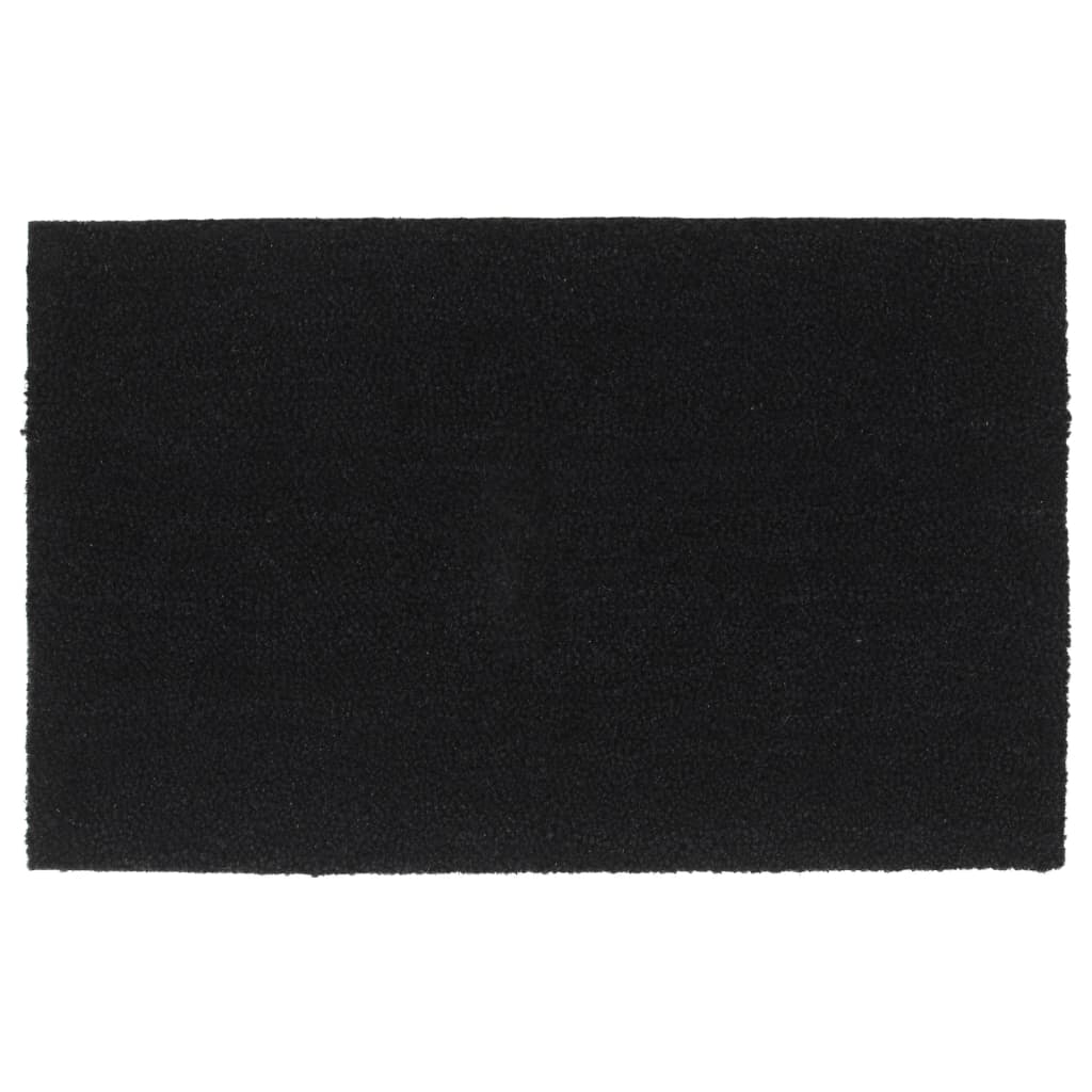 Wycieraczka, czarna, 50x80 cm, włókno kokosowe, tuftowana vidaXL