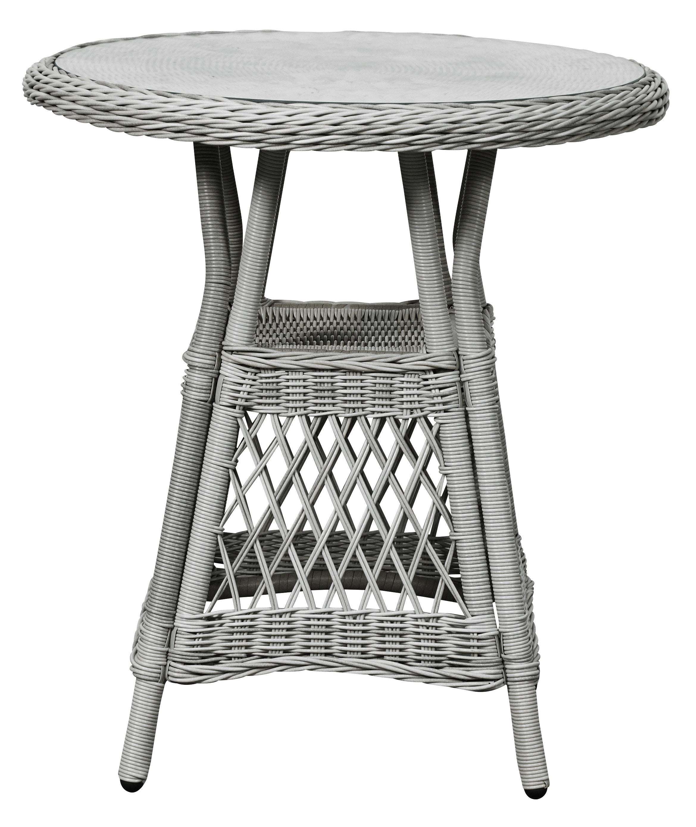 Hvalo mebel do ogrodu i bistro stół kawowy Ø69 cm, piasek.