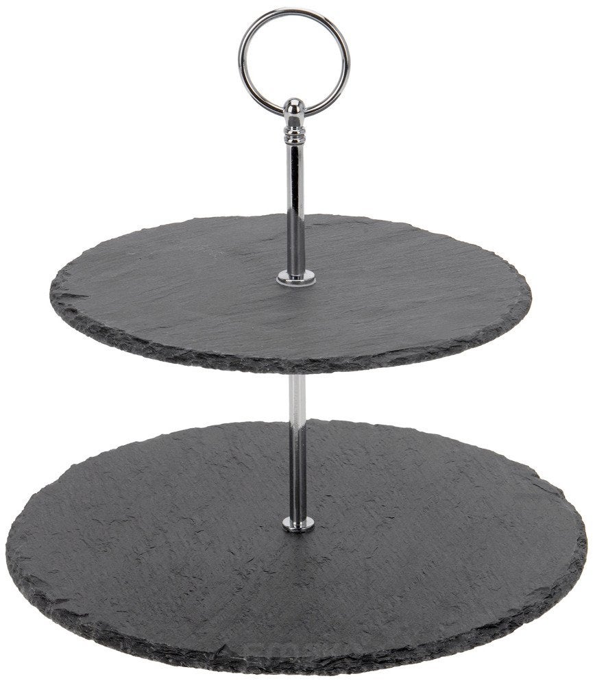 Patera kamienna 2-piętrowa 23 cm