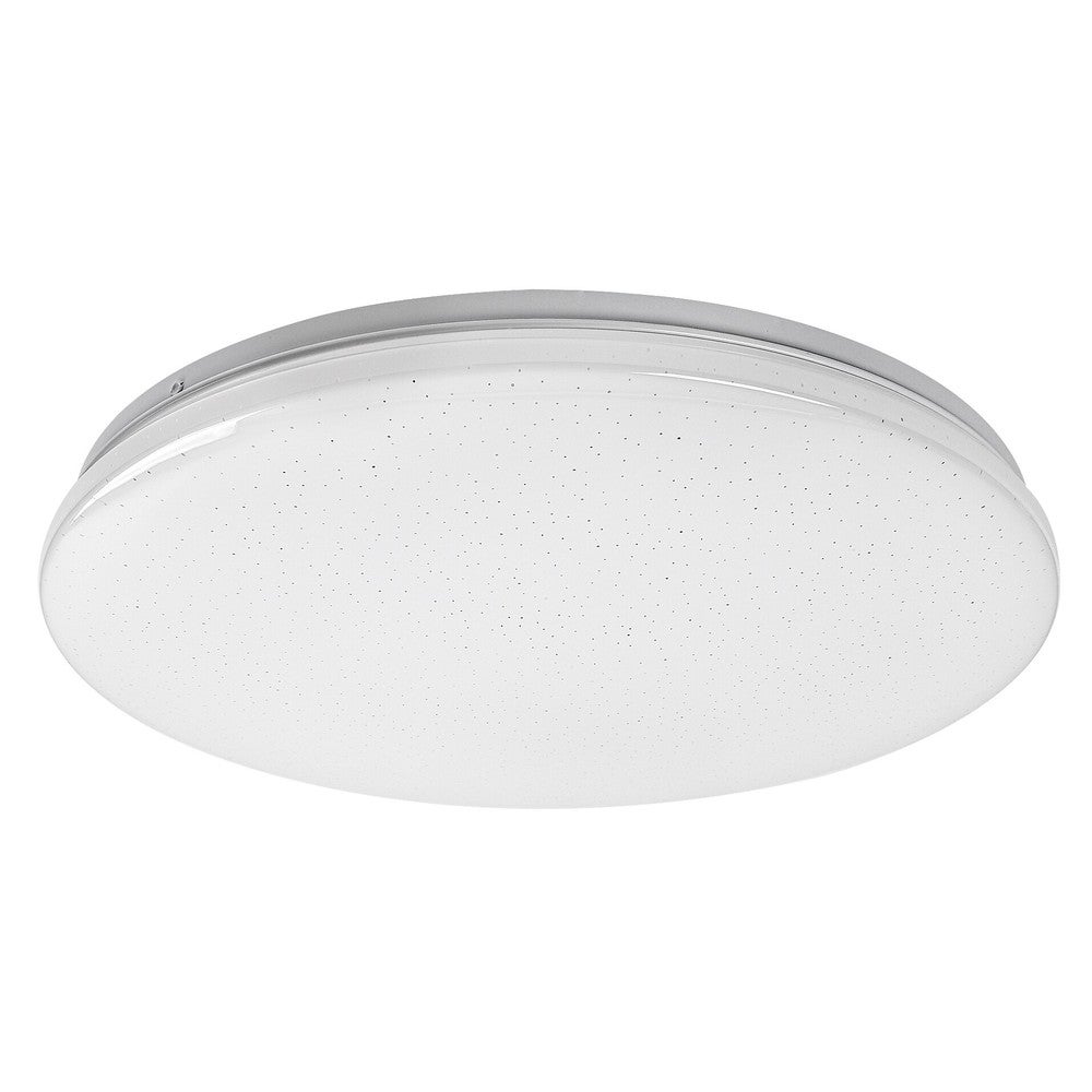 Plafon łazienkowy LED 24W 1970lm 4000K Okrągły Biały Efekt gwiazd Metal IP44 Ø375mm