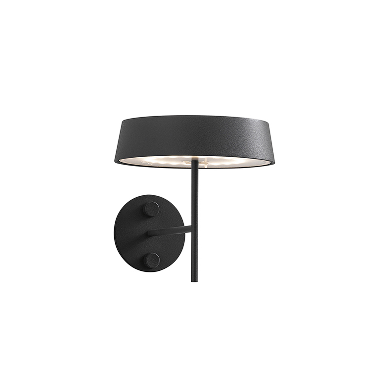 Inemuri Portable Wall Light Anthracite LED 22W 2700K IP54, USB Rechargeable, Magnetic Mount, Touch Dimmer - Rossini Illuminazione