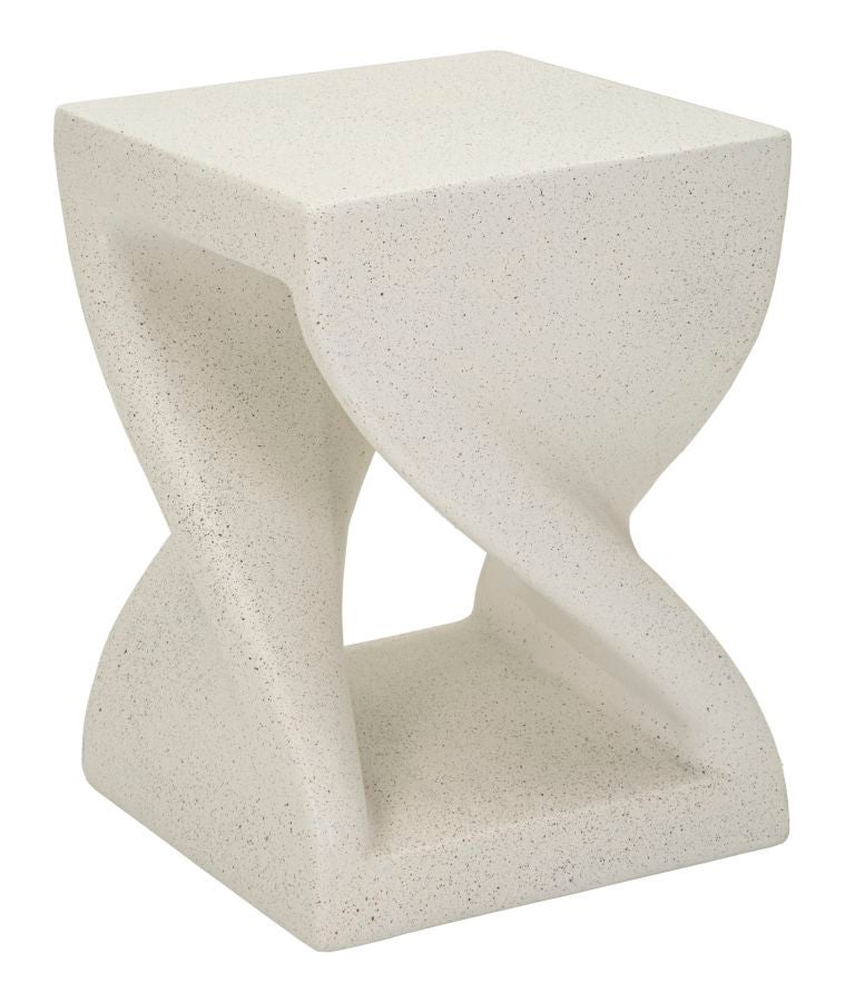 Nowoczesny stolik kawowy Z 34x34x45 cm w kolorze kremowym MGO – kompaktowa konstrukcja i niezbędny design do wyposażenia wnętrz – seria 940