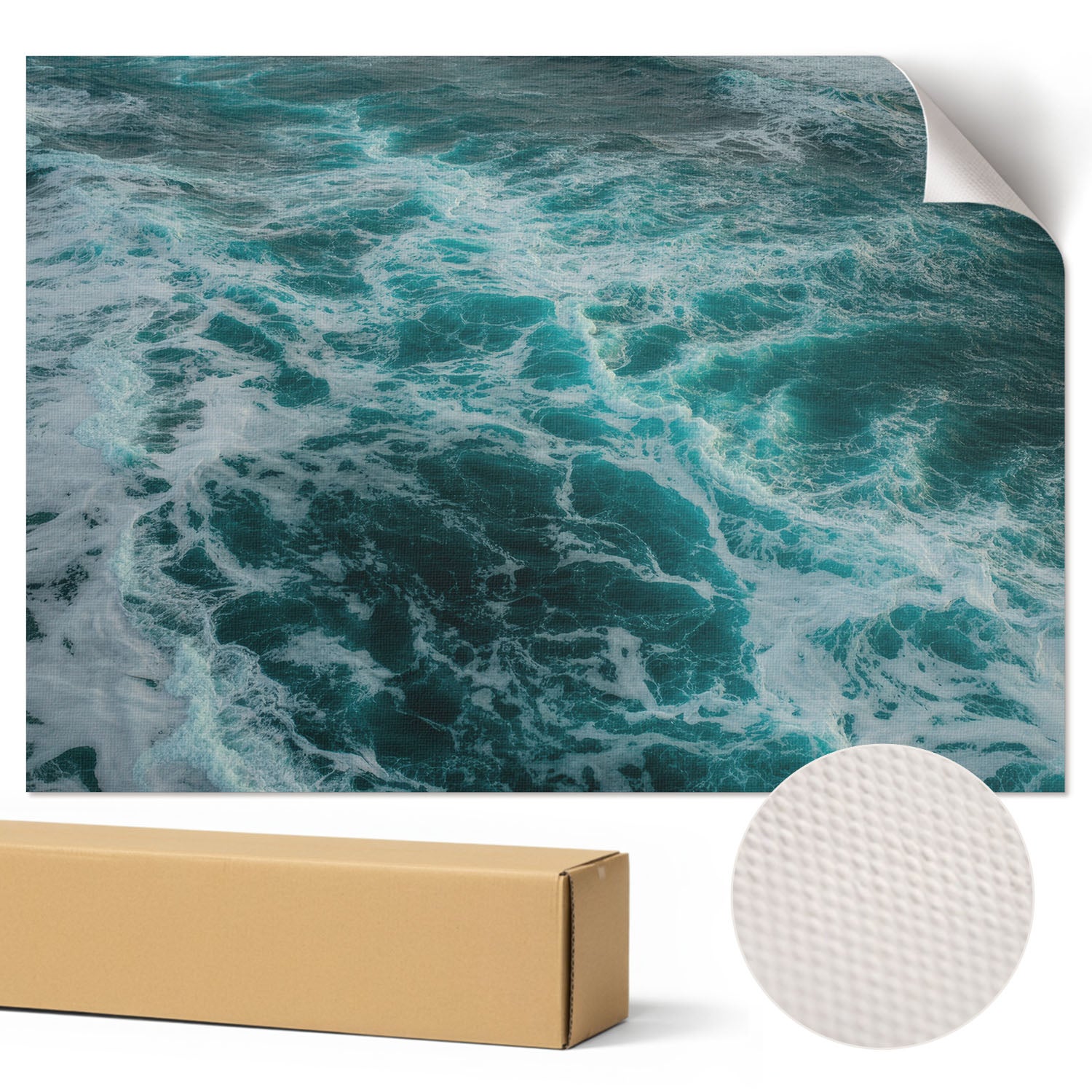 Nowoczesny Plakat Oceaniczne fale - Artland 59,4x42 cm ArtPrintCave