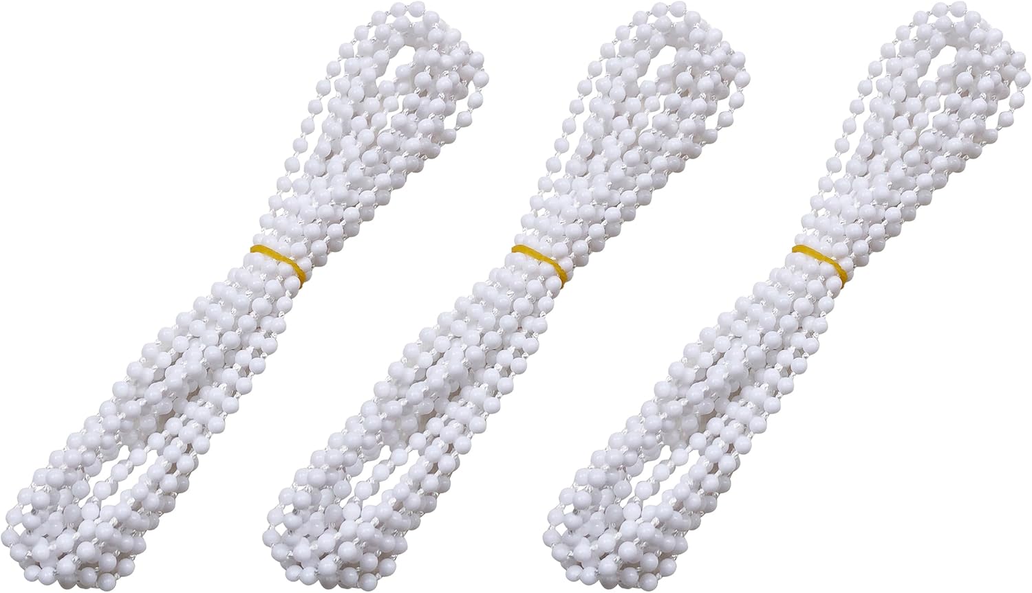 Zestaw 3 łańcuszków do rolet o długości 3 m (150 cm) do pionowych rzymskich żaluzji weneckich o strukturze plastra miodu, łańcuszek do rolety
