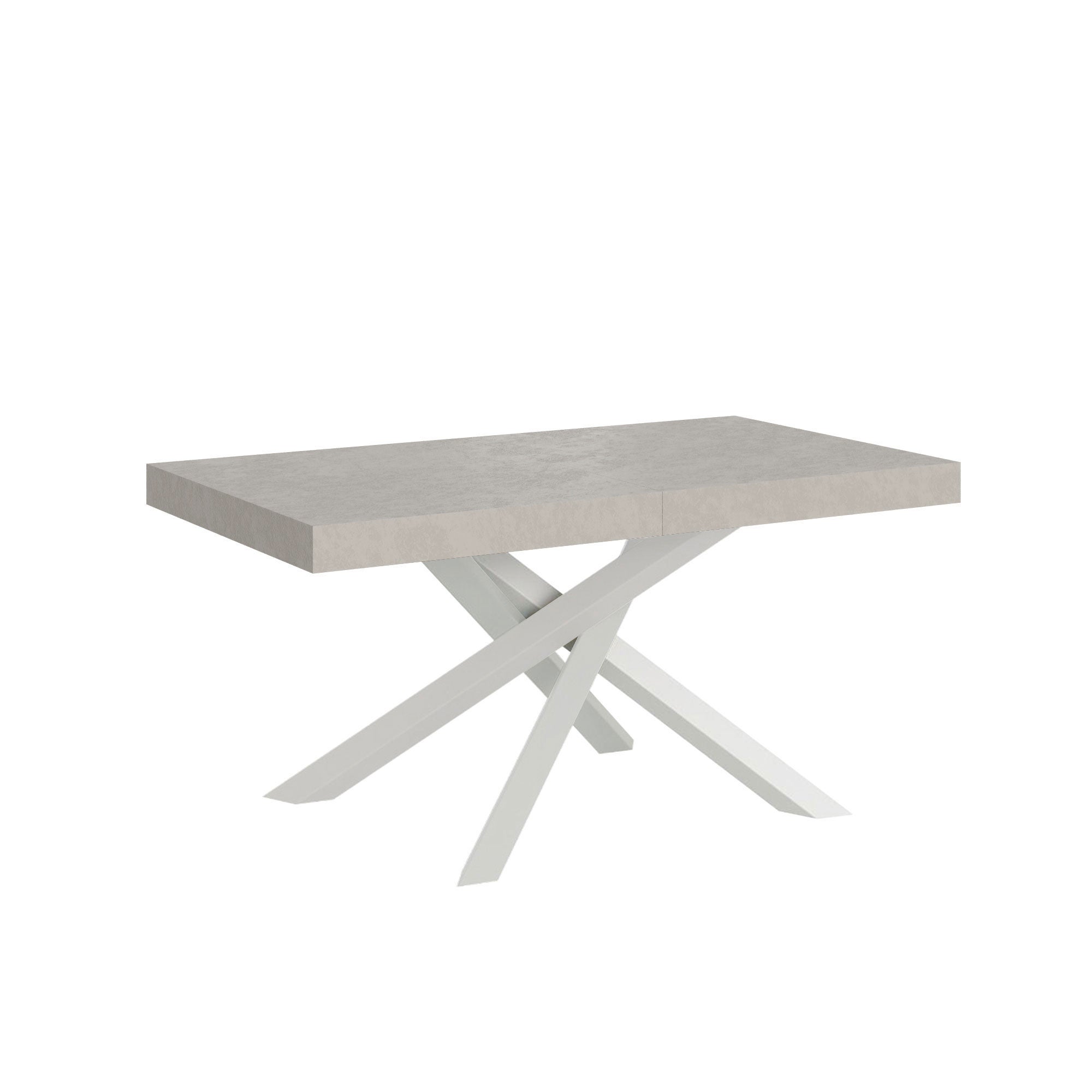 Stół rozkładany Volantis Cashmere 160/264x90 cm z białymi nogami