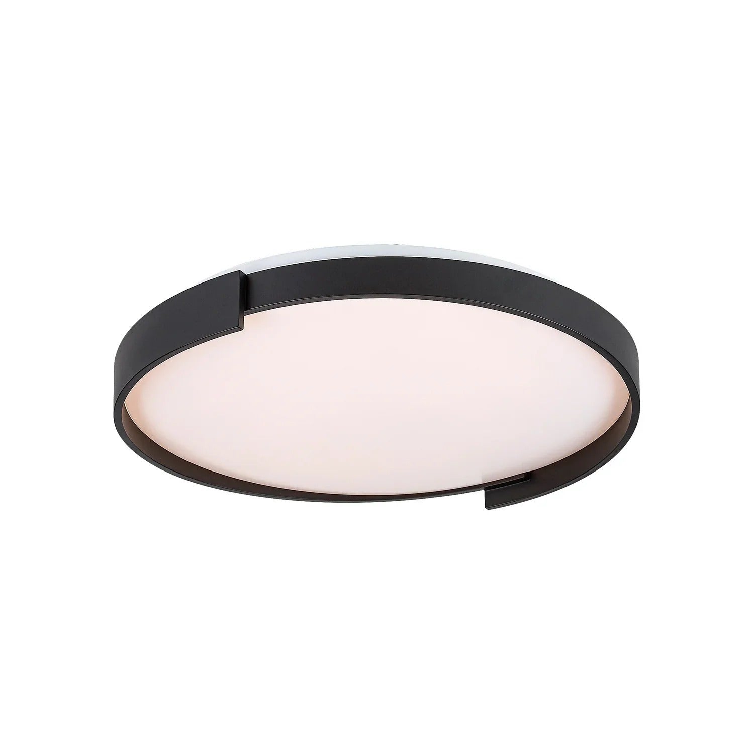 Plafon Laleh okrągły czarno-biały LED 48W 3000K-6500K 3000lm z pilotem wym: 8 x 50 cm IP20 metal Rabalux