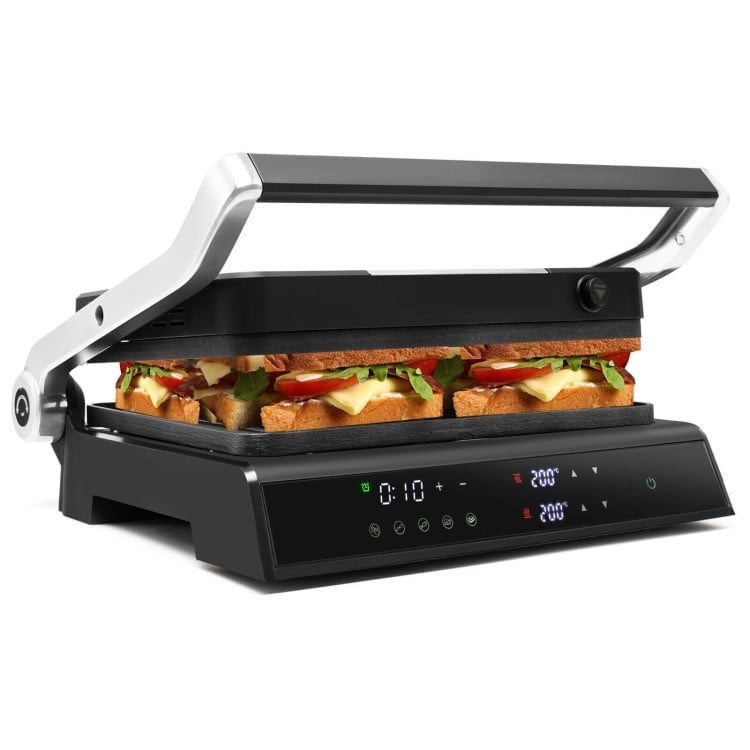 Grill elektryczny 3 w 1 o mocy 1800 W z płytkami nieprzywierającymi