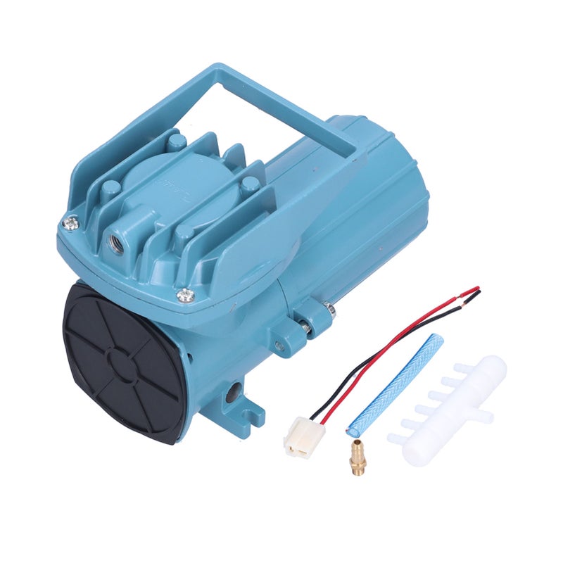 Pompa tlenowa 12V DC 18W do akwarium, pompa napowietrzająca do systemu hydroponicznego w akwakulturze.