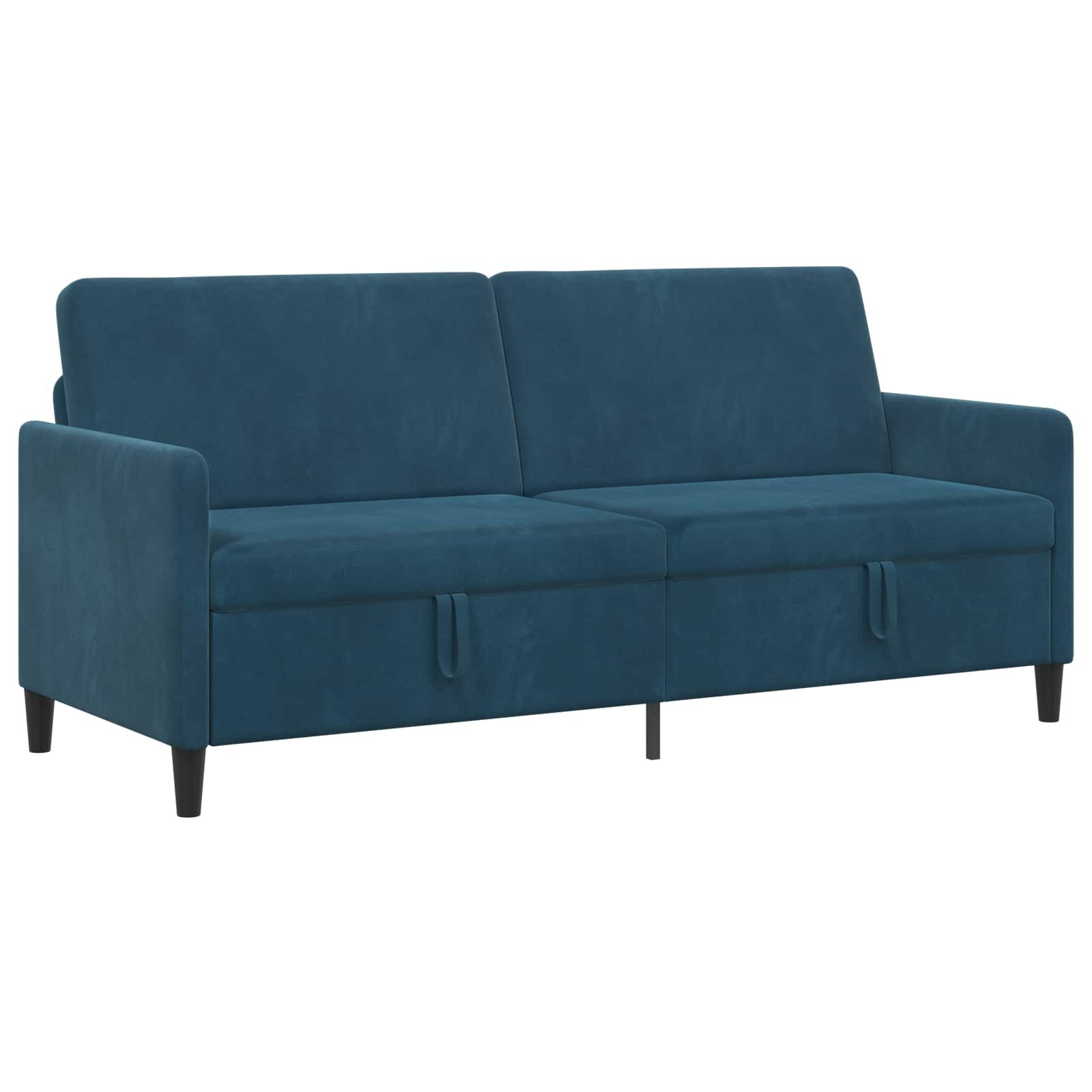 Sofa z miejscem do przechowywania niebieski 192 x 78 x 87 cm