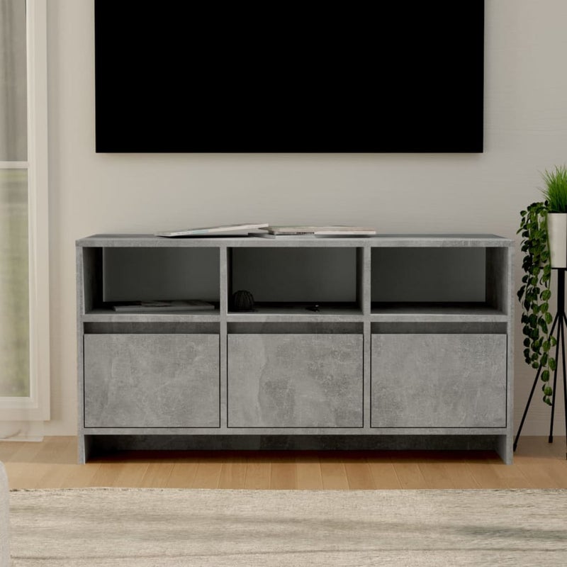 Szafka pod TV, szarość betonu, 102x37,5x52,5 cm vidaXL
