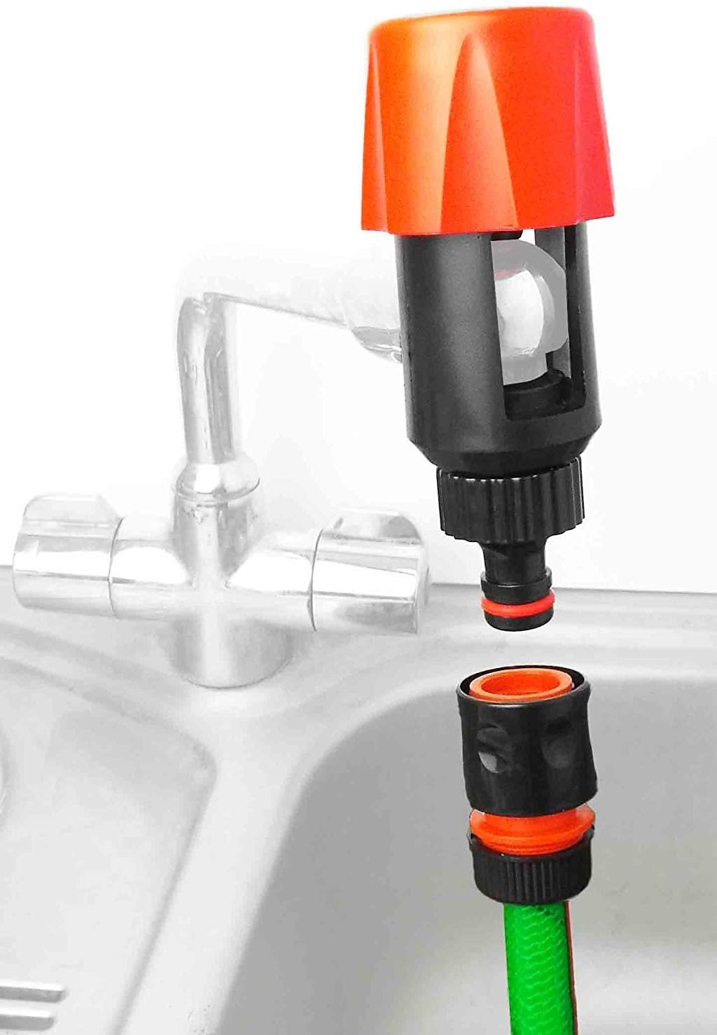 Złącze węża ogrodowego do kranu kuchennego, uniwersalny adapter do kranu/adapter do węża, podłączenie kranu, zestaw węża f