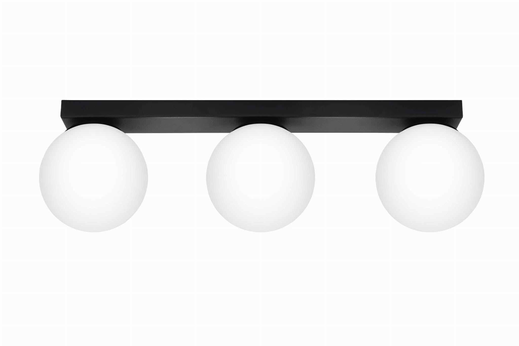 Plafonnier Acier Noir G9 3 Yoli
