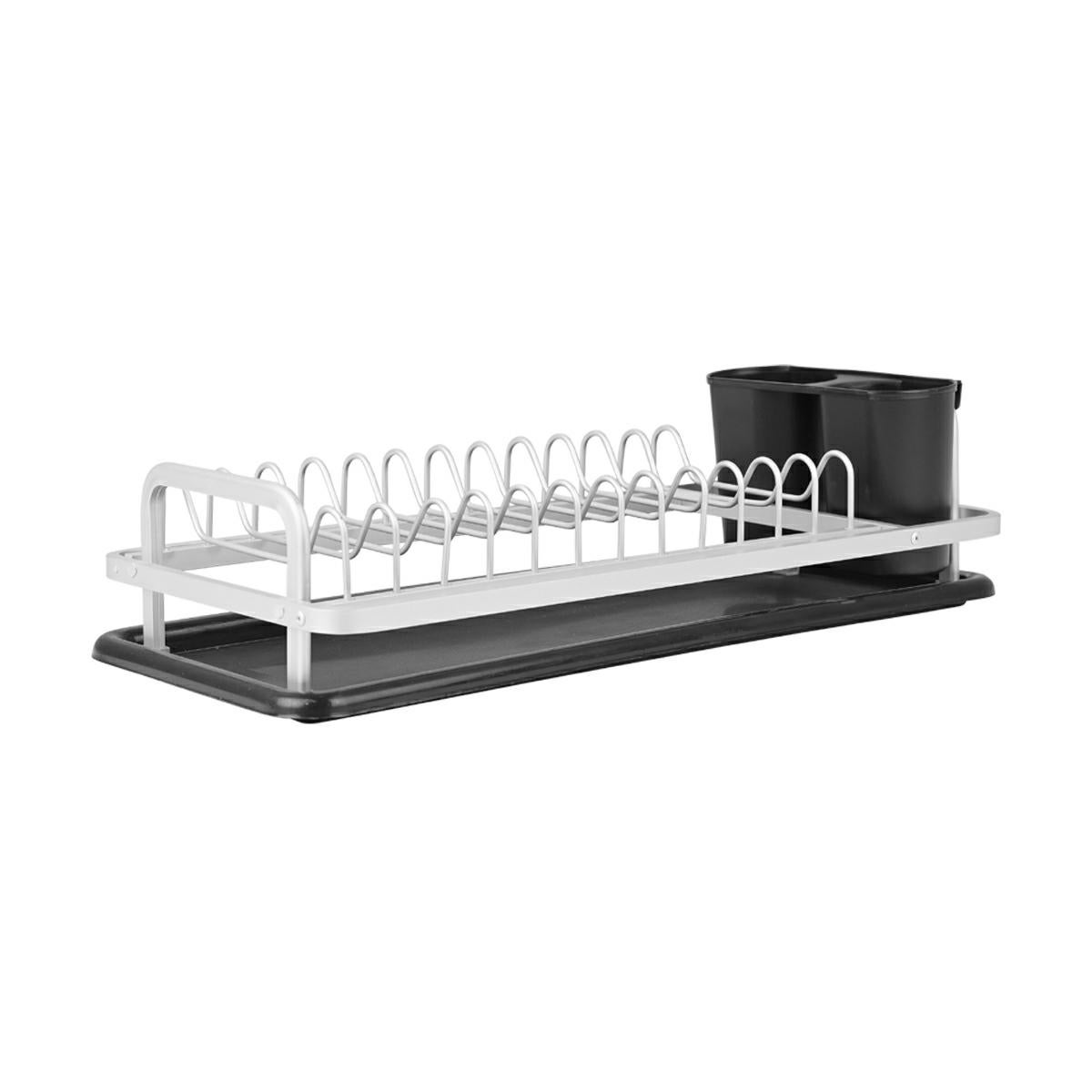 Ociekacz na naczynia Estia aluminiowy srebrny 40 x 19 x 12 cm 1 szt.