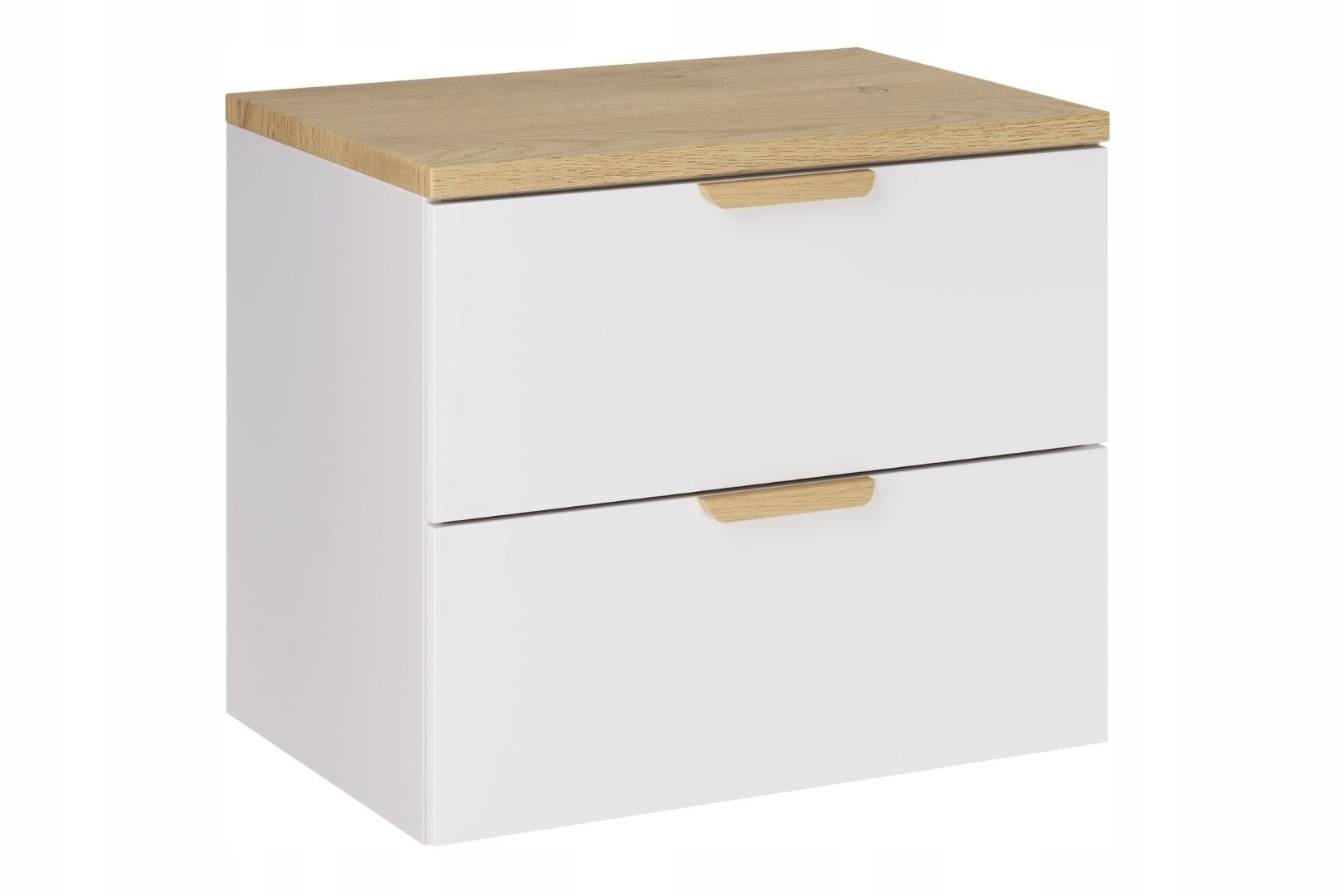 Szafka łazienkowa ASTER WHITE 60 cm biały mat z blatem