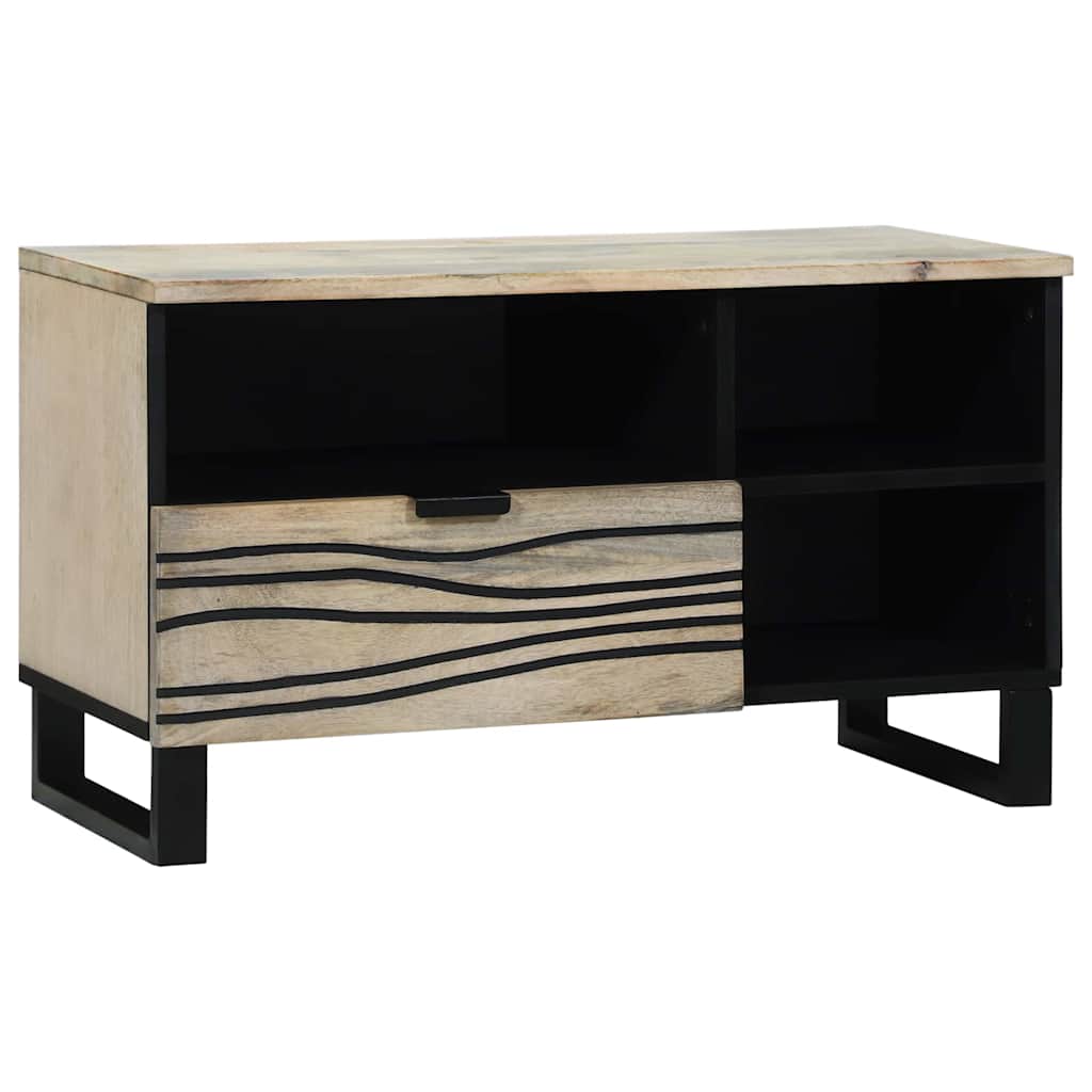 Jednostki telewizyjne z szufladą Biały 80 x 33 x 46 cm vidaXL