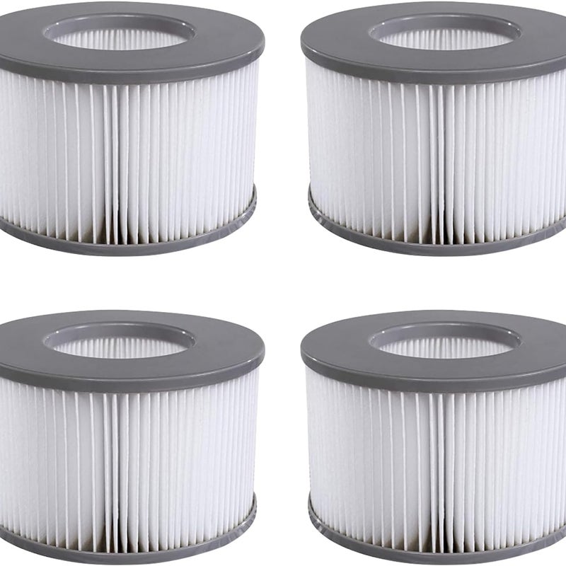 Filtr Mspa, filtr zamienny do basenu dmuchanego Whirlpool, filtr do wanny (4 sztuki)