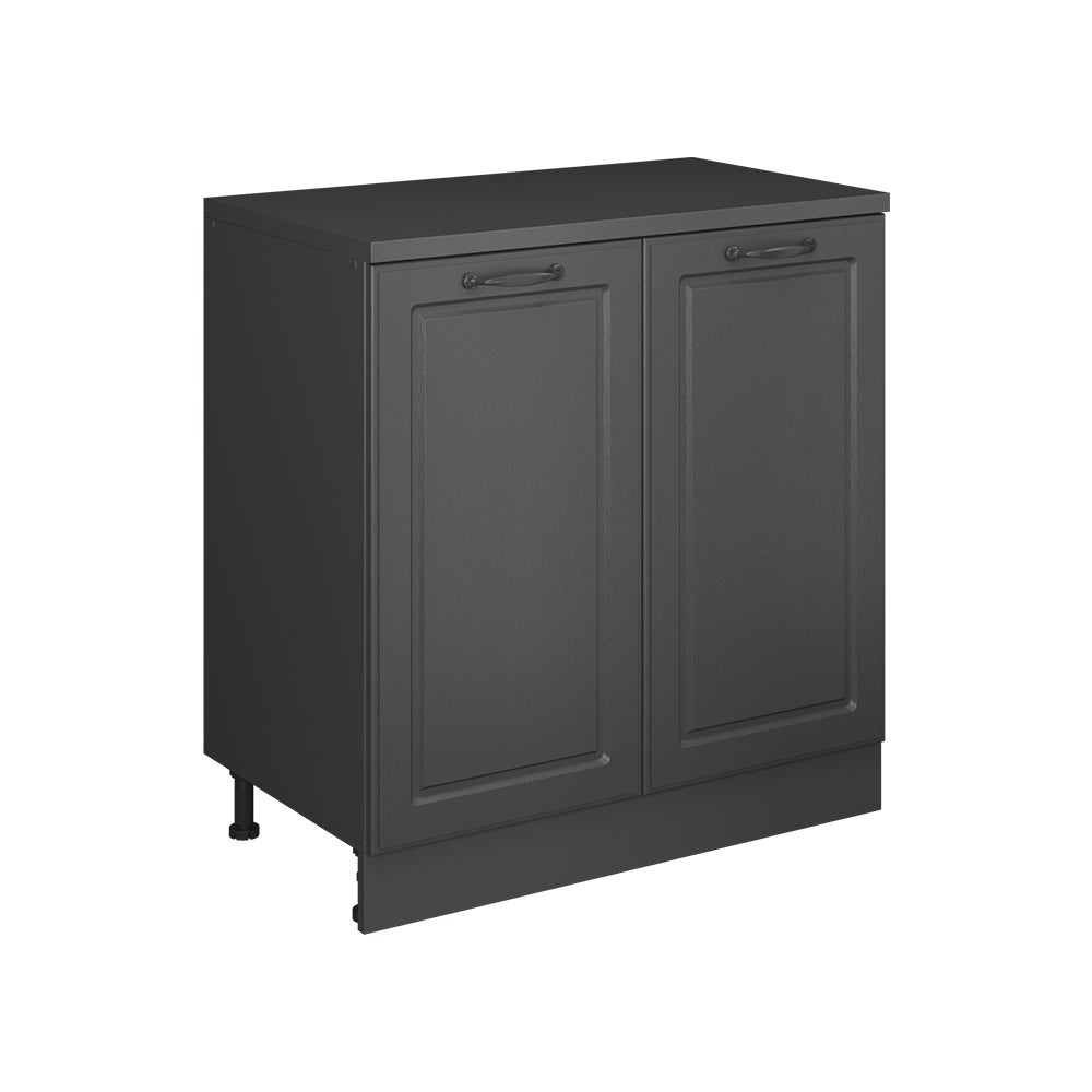 Vicco Szafka rozszerzająca Rion, Antracyt wiejski/Antracyt, 80 x 46 cm bez skosu z 2 drzwiami