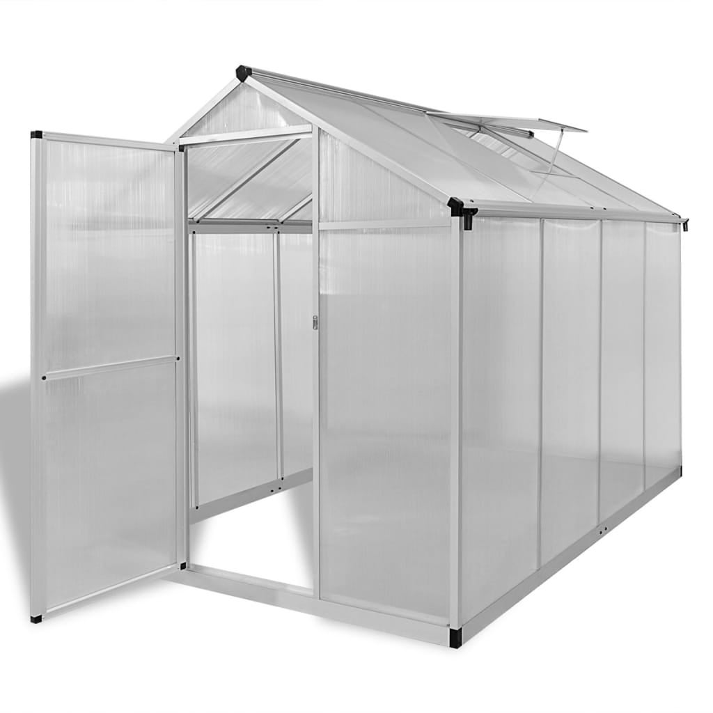 Szklarnia ogrodowa ze wzmacnianą aluminiową ramą, 4,6 m² vidaXL
