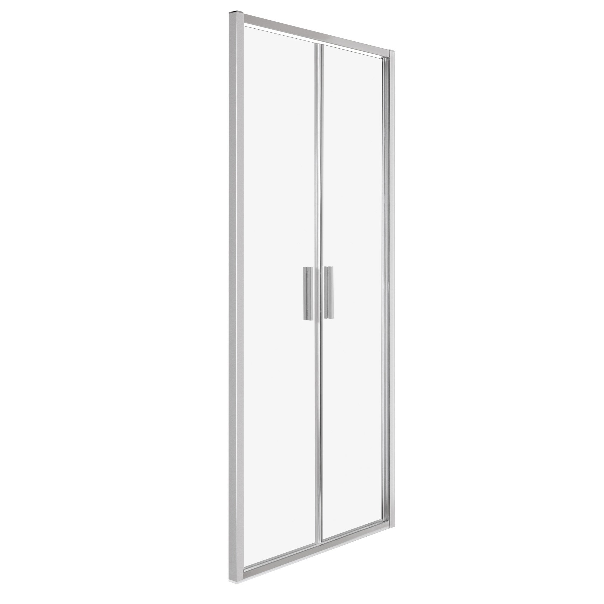Drzwi prysznicowe wahadłowe Solid DDP 90 CHR szkło transprentne 6 mm profile chrom KERRA