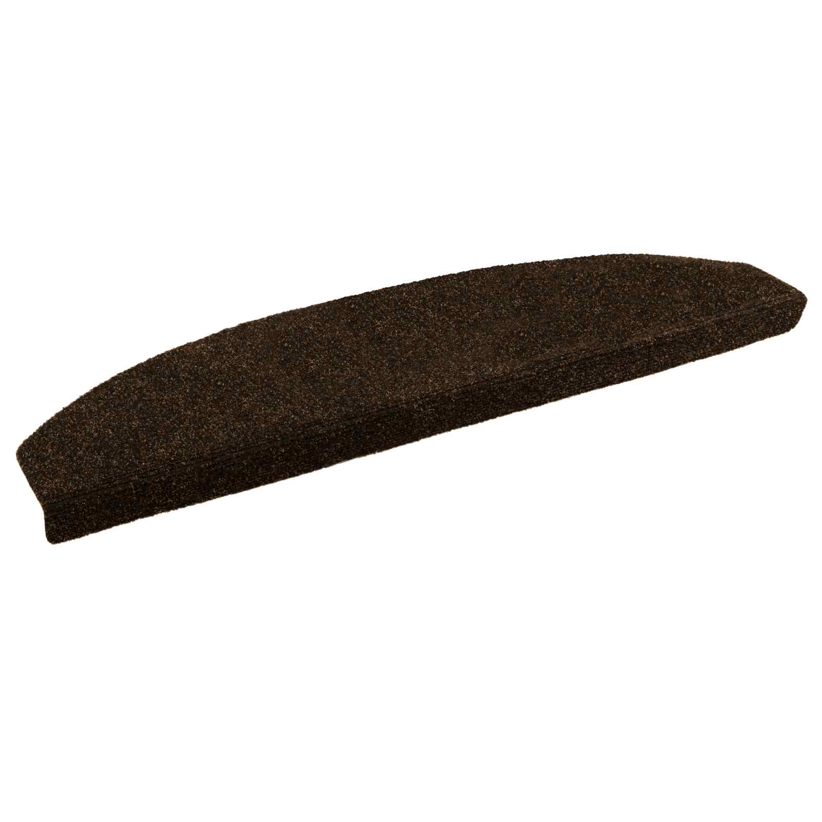 Samoprzylepne maty na schody 15 pcs brązowy 80 x 24,5 x 3,5 cm vidaXL