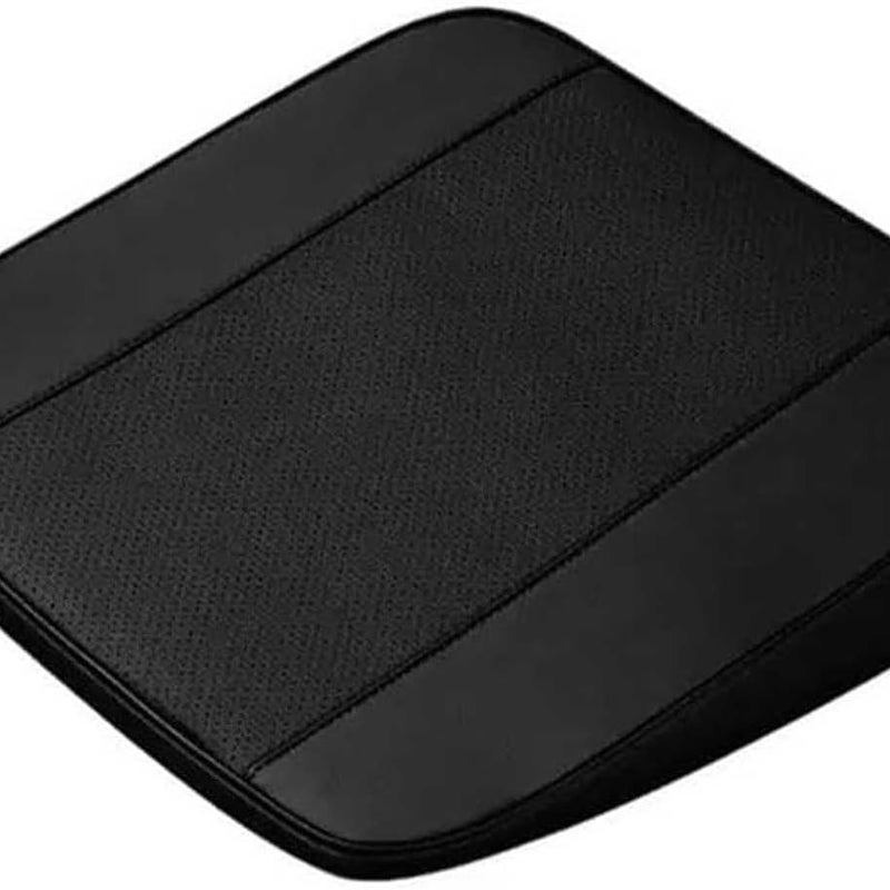 Ergonomiczna pianka memory foam podtrzymująca odcinek lędźwiowy i kość ogonową do fotelika samochodowego, czarna - 8 cm