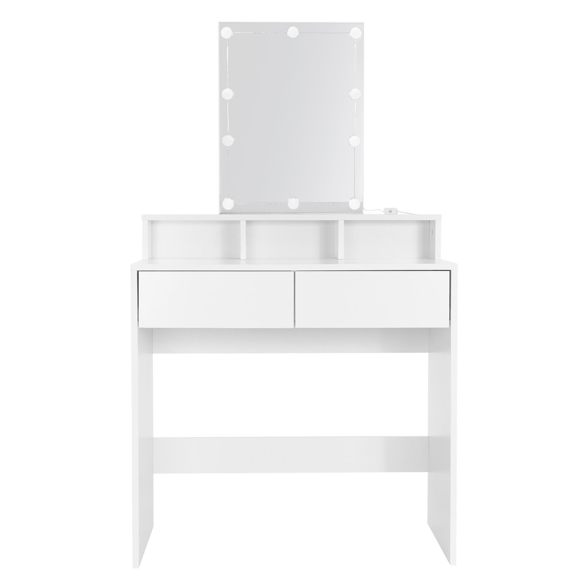 Dressing Table White Stolik kosmetyczny z lustrem Dressing Table Make-up Table