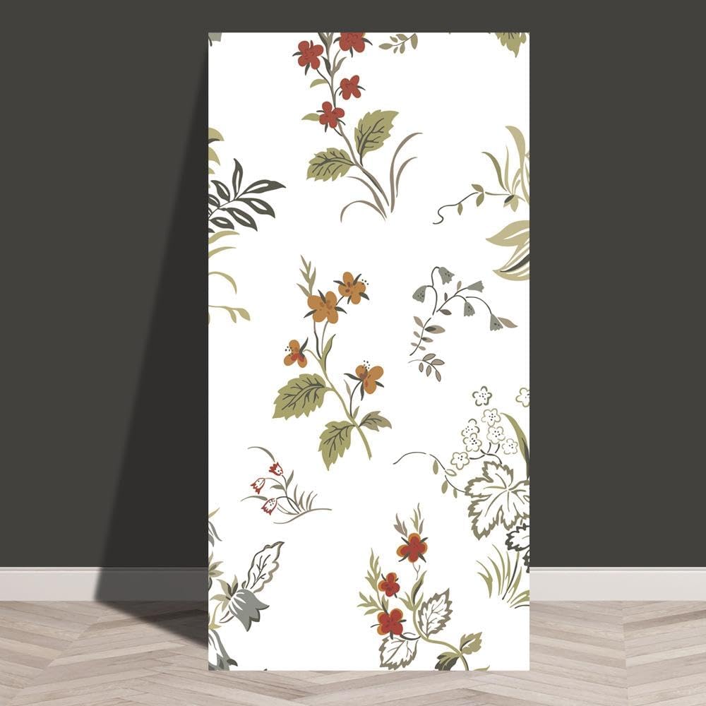 Zestaw 10 tapet w stylu współczesnym – wodoodporna tapeta marmurkowa, samoprzylepna, usuwalna, 30 x 60 cm, wzór kwiatowy