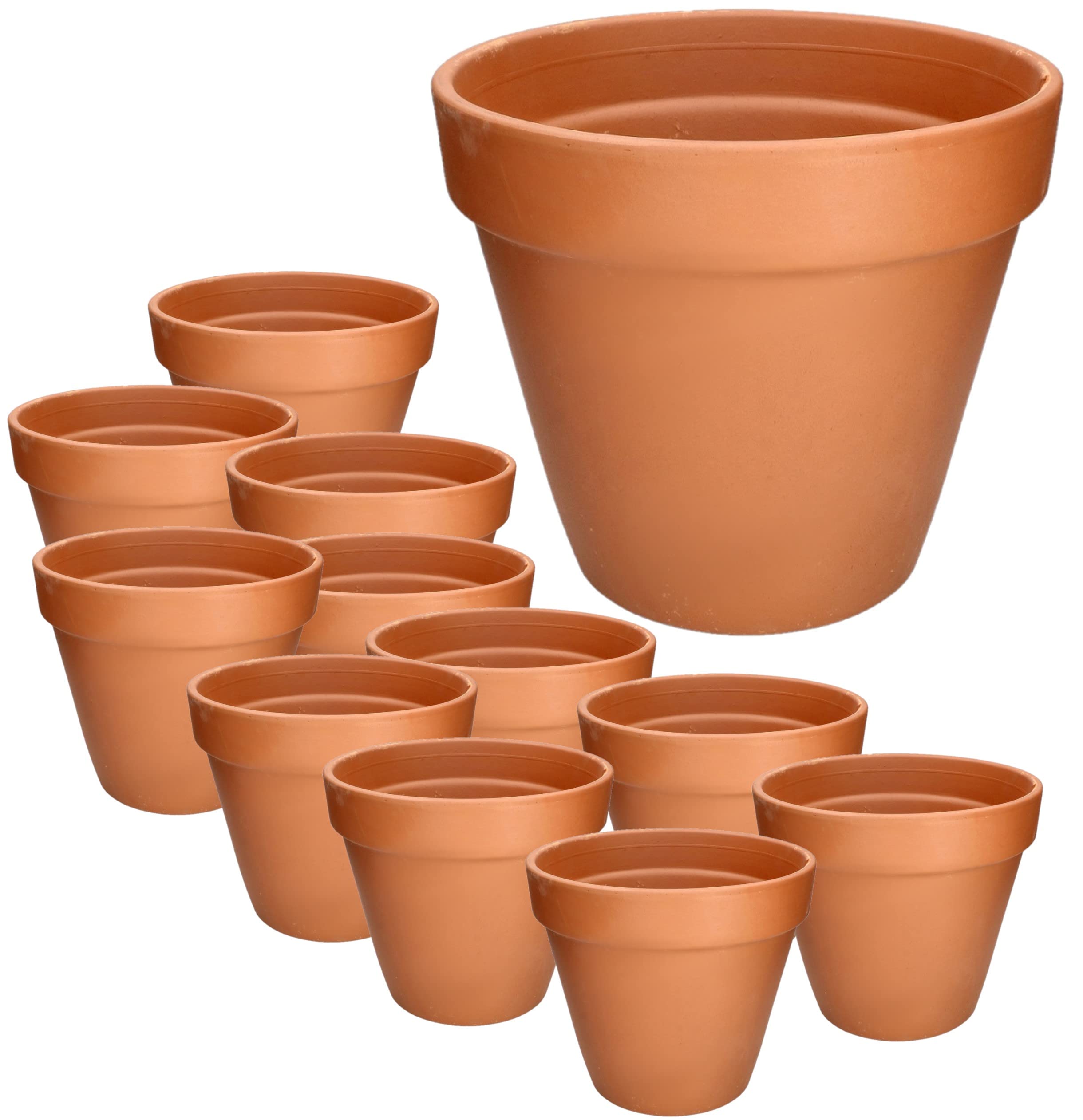 12x doniczka gliniana 7 donica ceramiczna terakota - KOTARBAU