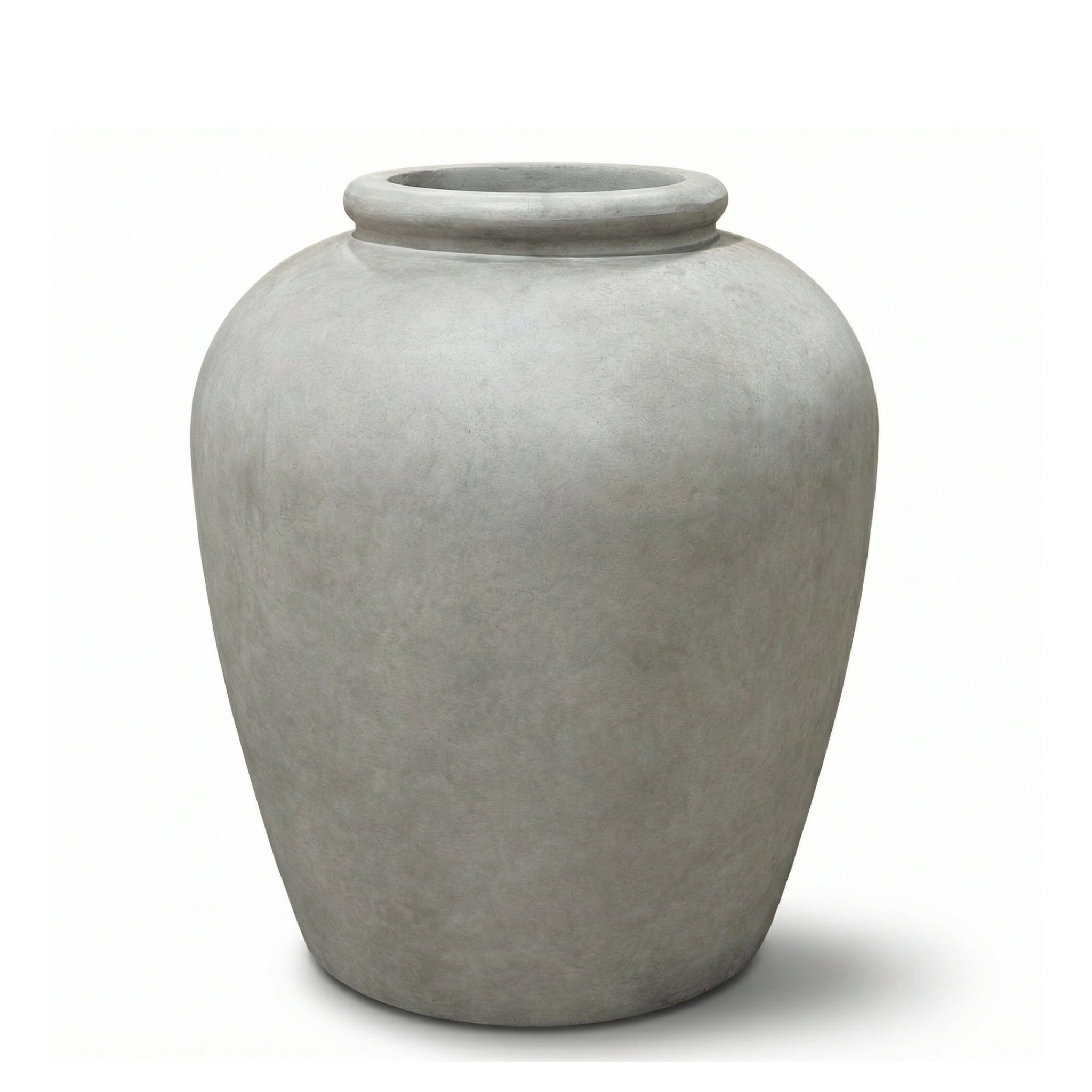 Donica betonowa Provencelia ORIGIN Jasnoszary, sred.43 x H48 cm, mrozoodporna, nowoczesna, architektoniczna