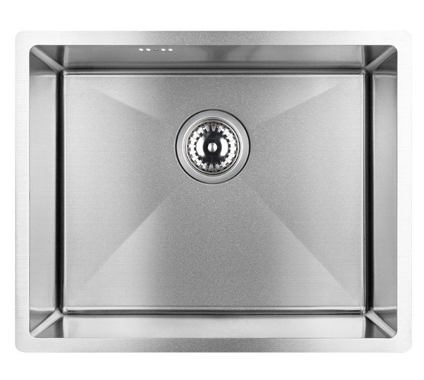 Zlewozmywak Jednokomorowy Podwieszany Zlew Stal 304 z Syfonem Inox Zestaw