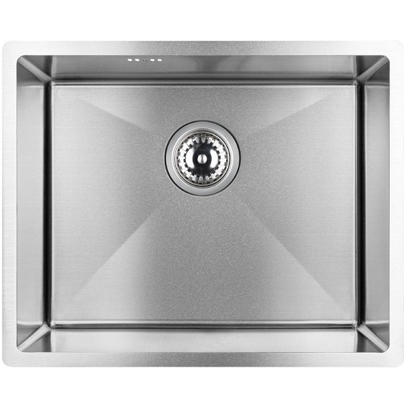 Zlewozmywak Jednokomorowy Podwieszany Zlew Stal 304 z Syfonem Inox Zestaw