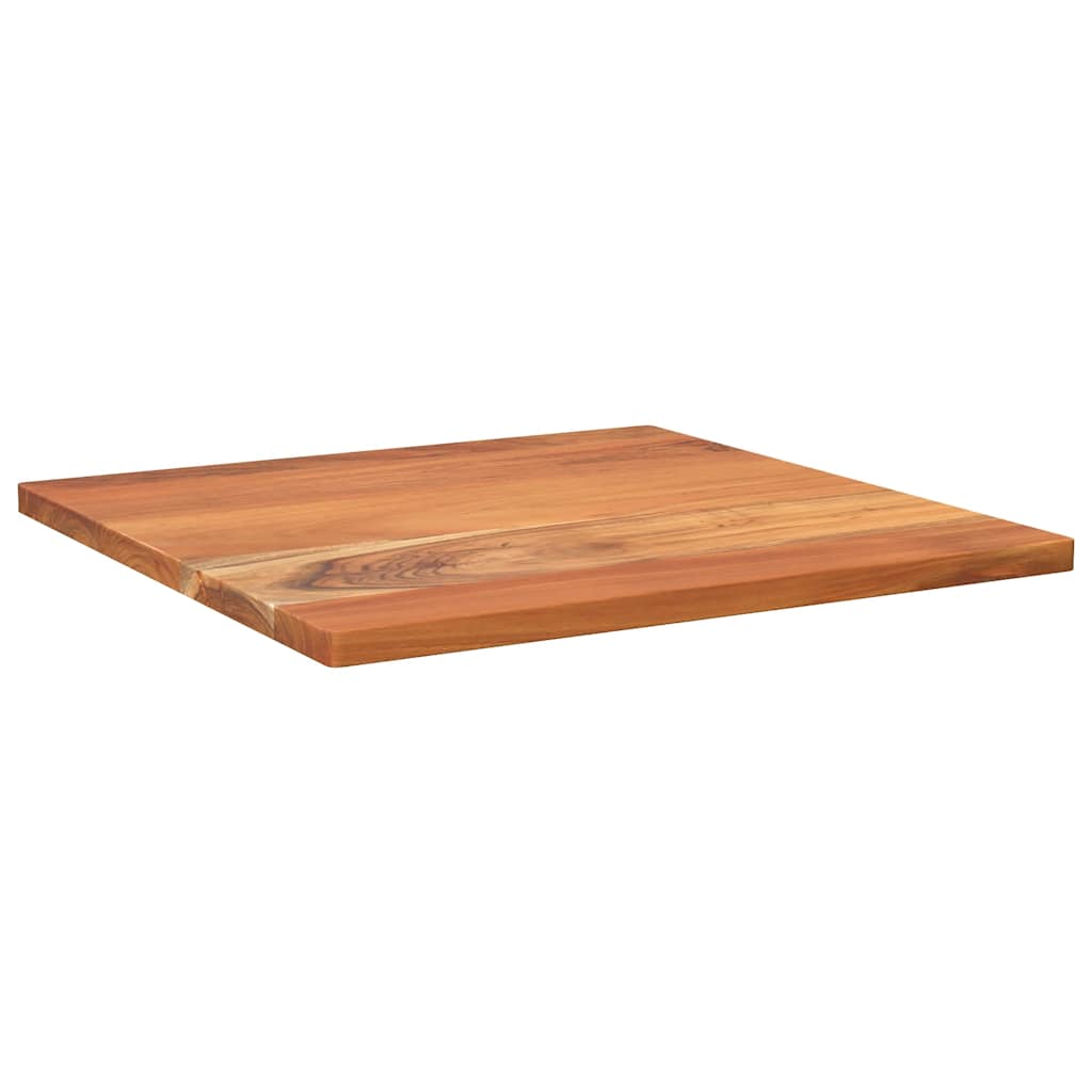 Blat Drewniany Naturalny do Stołu 50x50 cm z Litego Drewna Akacjowego