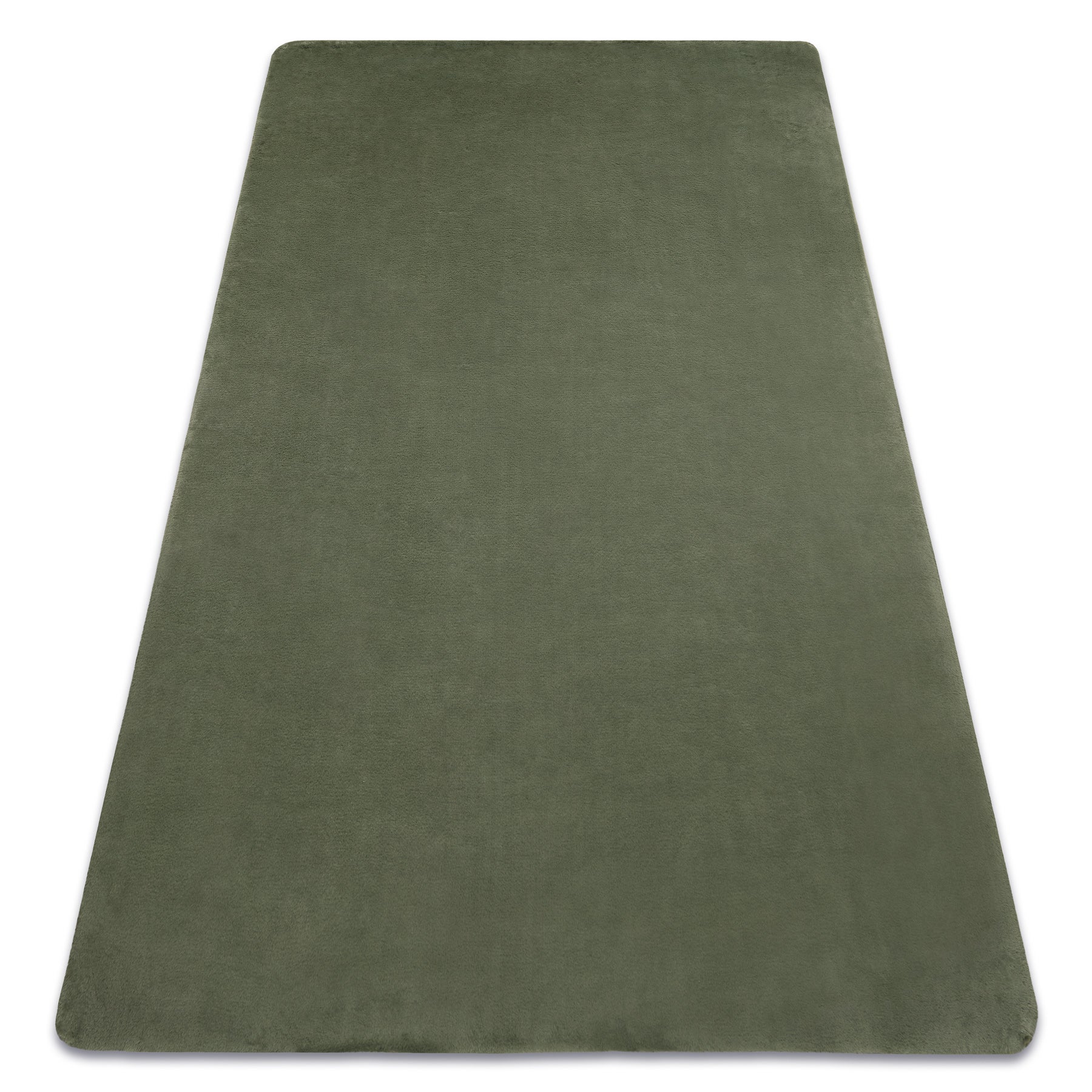 Dywan POSH Shaggy zielony gruby, pluszowy, antypoślizgowy, do prania 160x220 cm