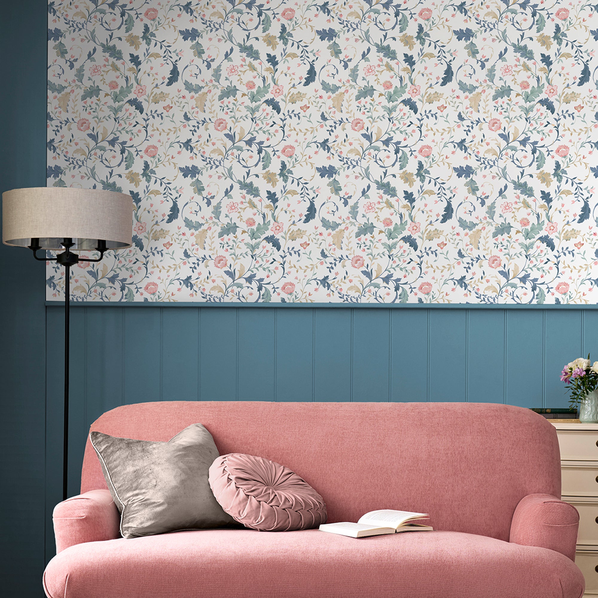 Laura Ashley Tapeta filzelinowa LITTON 10 m x 52 cm
