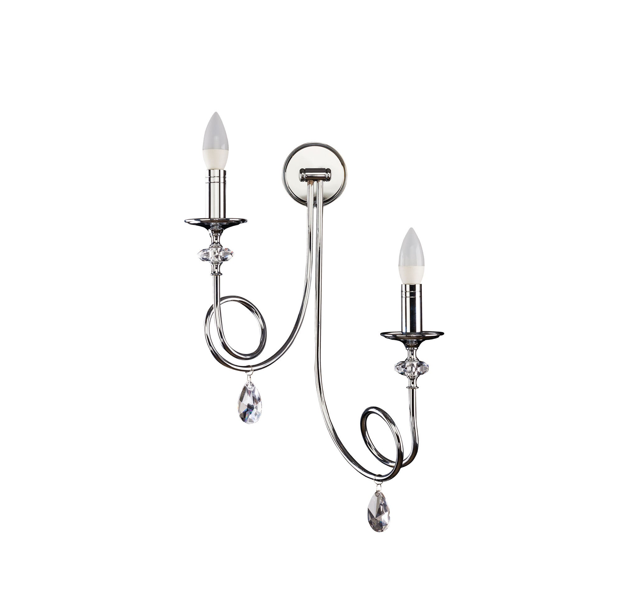 Kinkiet DAKAR Jupiter srebrny E14 60x37x22 cm 1 szt.
