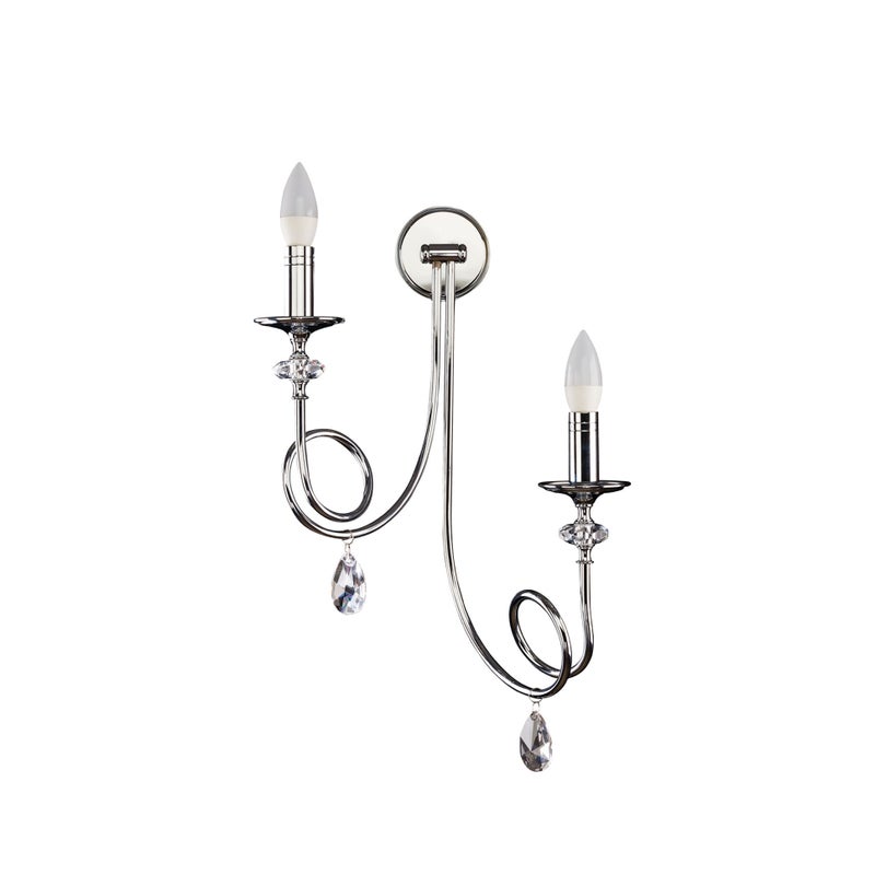 Kinkiet DAKAR Jupiter srebrny E14 60x37x22 cm 1 szt.