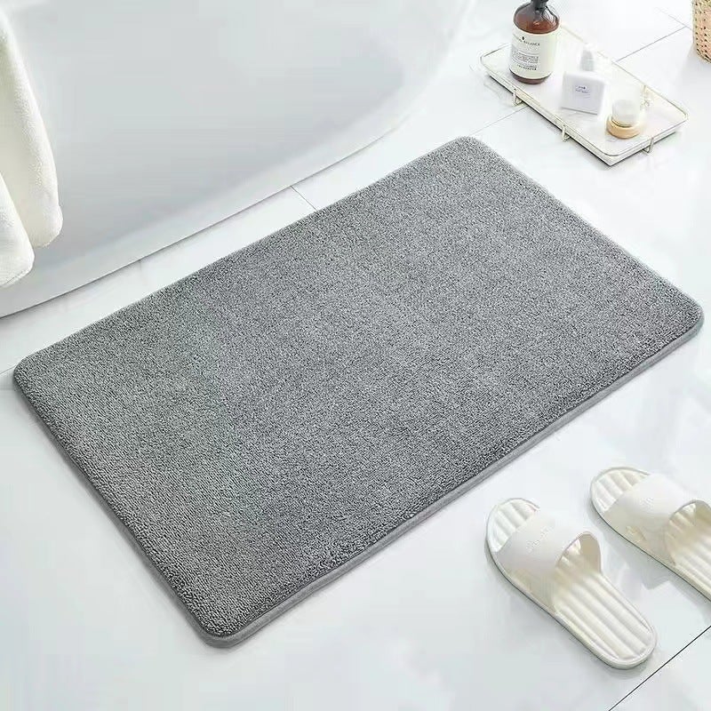 Zestaw 2 dywaników z mikrofibry, dywaniki łazienkowe, wchłaniające wodę, antypoślizgowe, odpowiednie do sypialni, przedpokoju - 50×80 cm