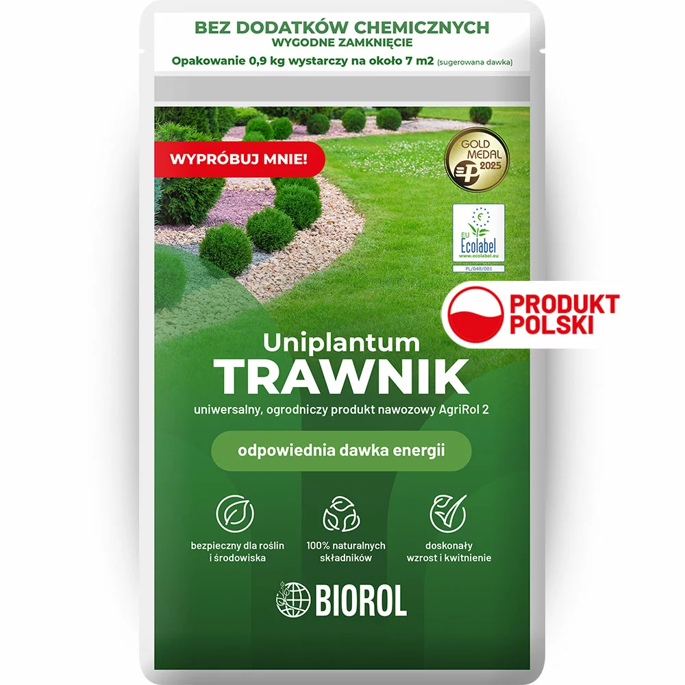 Biorol organiczny polepszacz gleby do trawników 900g nawóz