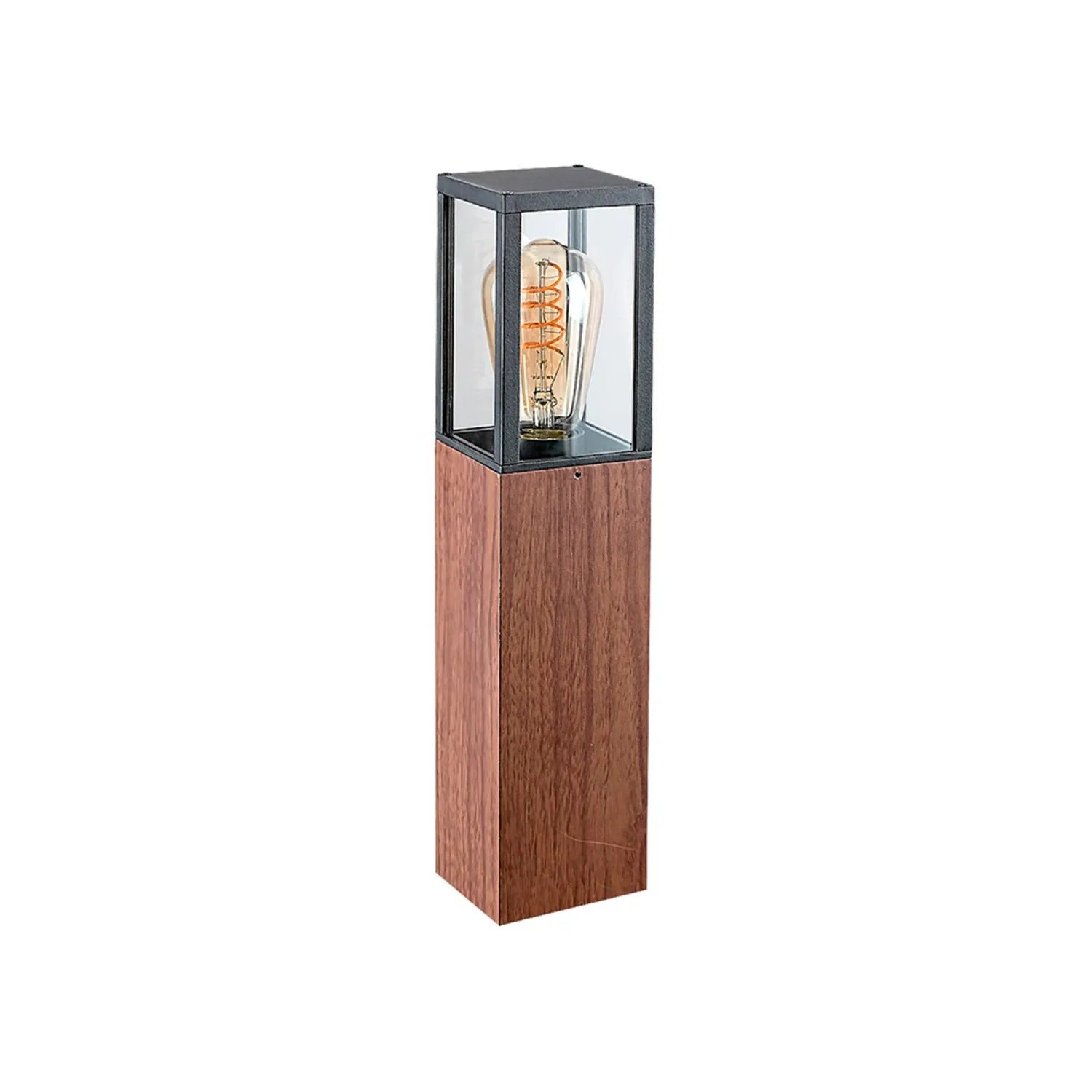Lampa ogrodowa stojąca Wales kolor dębu 1xE27x60W IP44 wym: 42 x 9 x 9 cm aluminium Rabalux
