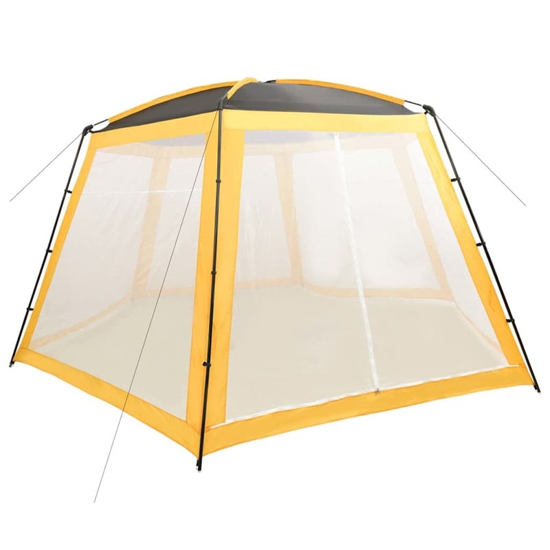 Namiot 180 g/m² Stalowy 590x520 cm Żółty