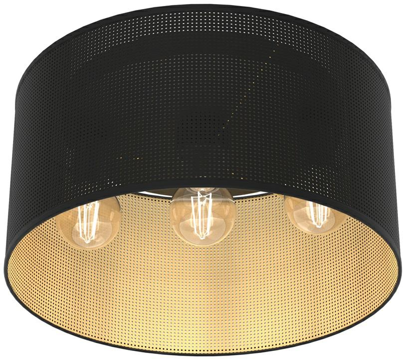Lampa wisząca Loft shade czarny mat-złota 3xE27x15W metal wym:23x40x40cm IP20 Luminex
