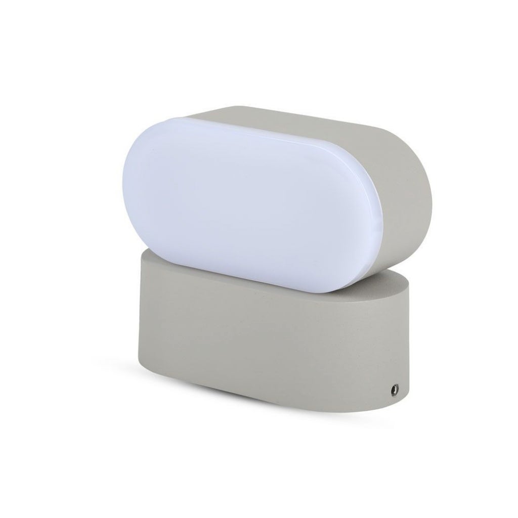 Kinkiet zewnętrzny VT-816 LED 5W Neutralna biel 800lm szary wym:5x11x10cm IP65 V-TAC