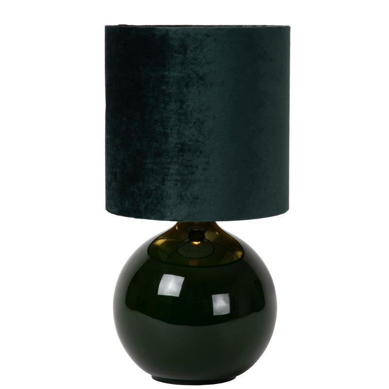 Lampa stołowa z abażurem Esterad zielona 1xE14x40W Lucide
