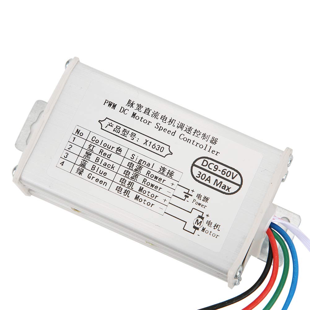 Regulator silnika szczotkowego Regulowana regulacja prędkości PWM DC9-60V 10A/20A/30A (30A)