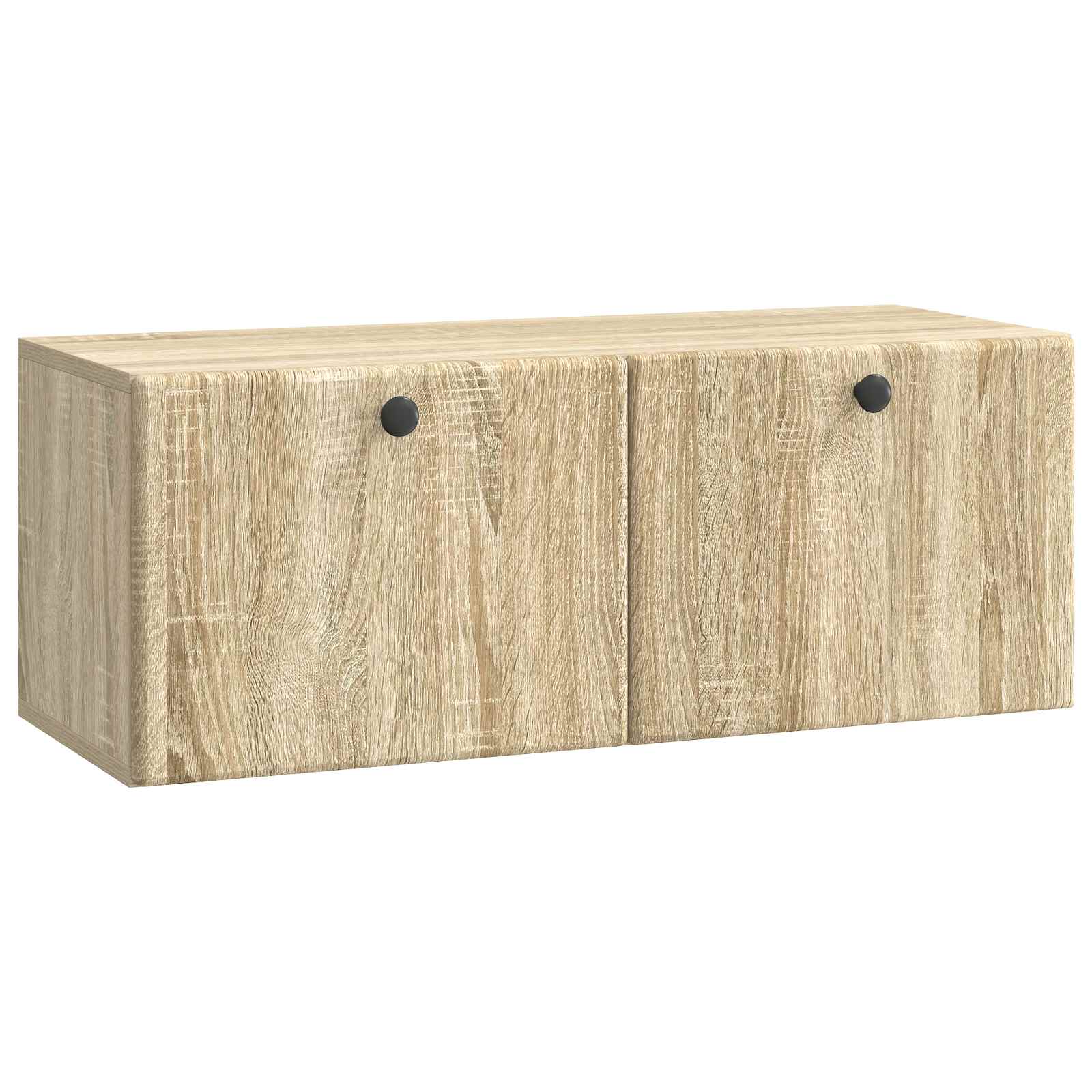 Szafka RTV montowana na ścianie 78,5 x 31 x 30 cm dąb Sonoma