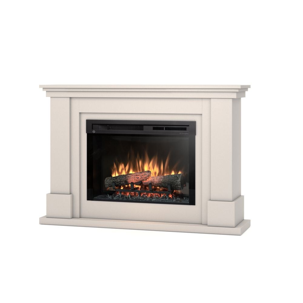Kominek elektryczny ścienny 26" XHD 1400W grzewczy LED obudowa kaszmirowa Warmtec Luena