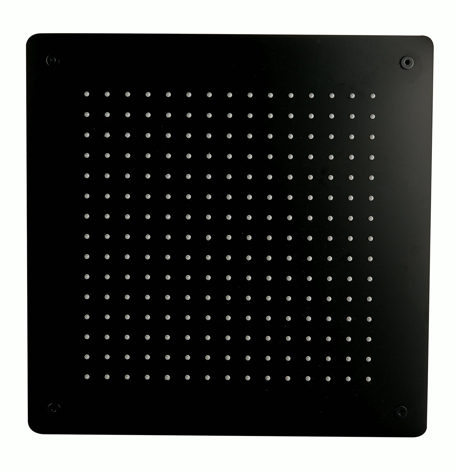 Bernstein Deszczownica sufitowa kwadratowa super płaska 50x50 cm czarna