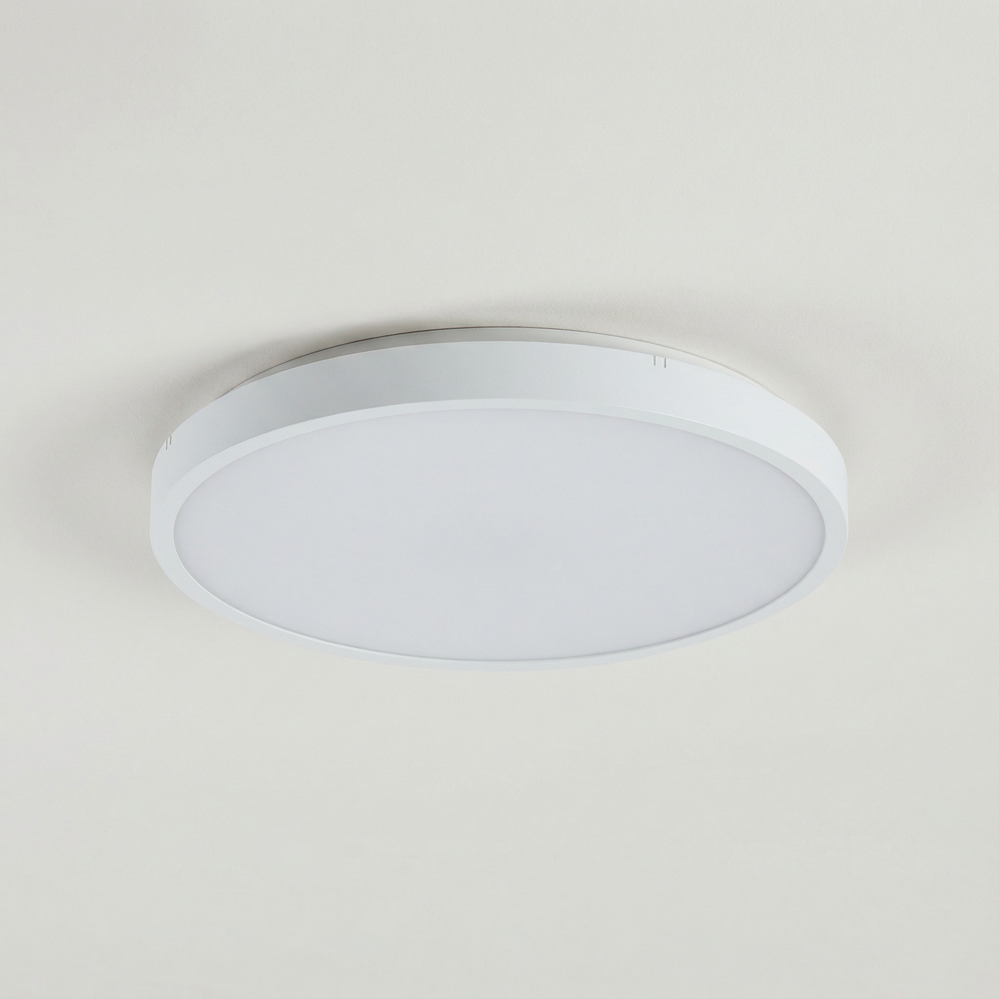 Plafon Alenzo okrągły biały LED 24W 3000/4000/6000K 1600lm wym: 6,5 x 35,5 cm IP44 tworzywo sztuczne Rabalux