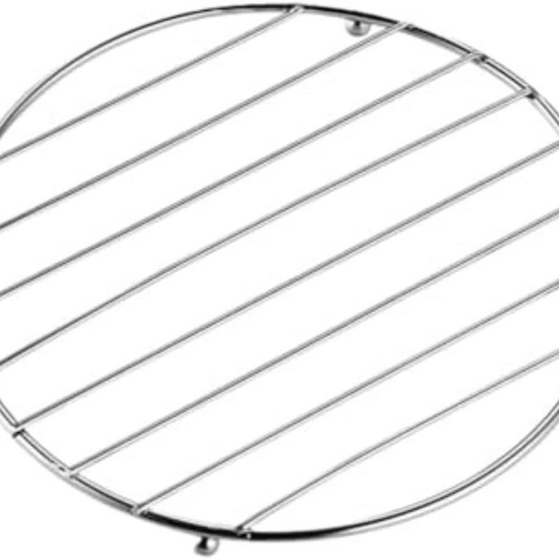 Gruby wspornik pod garnek ze stali nierdzewnej - odpowiedni do stołów i kuchenek - 1 sztuka, okrągły, 18 cm