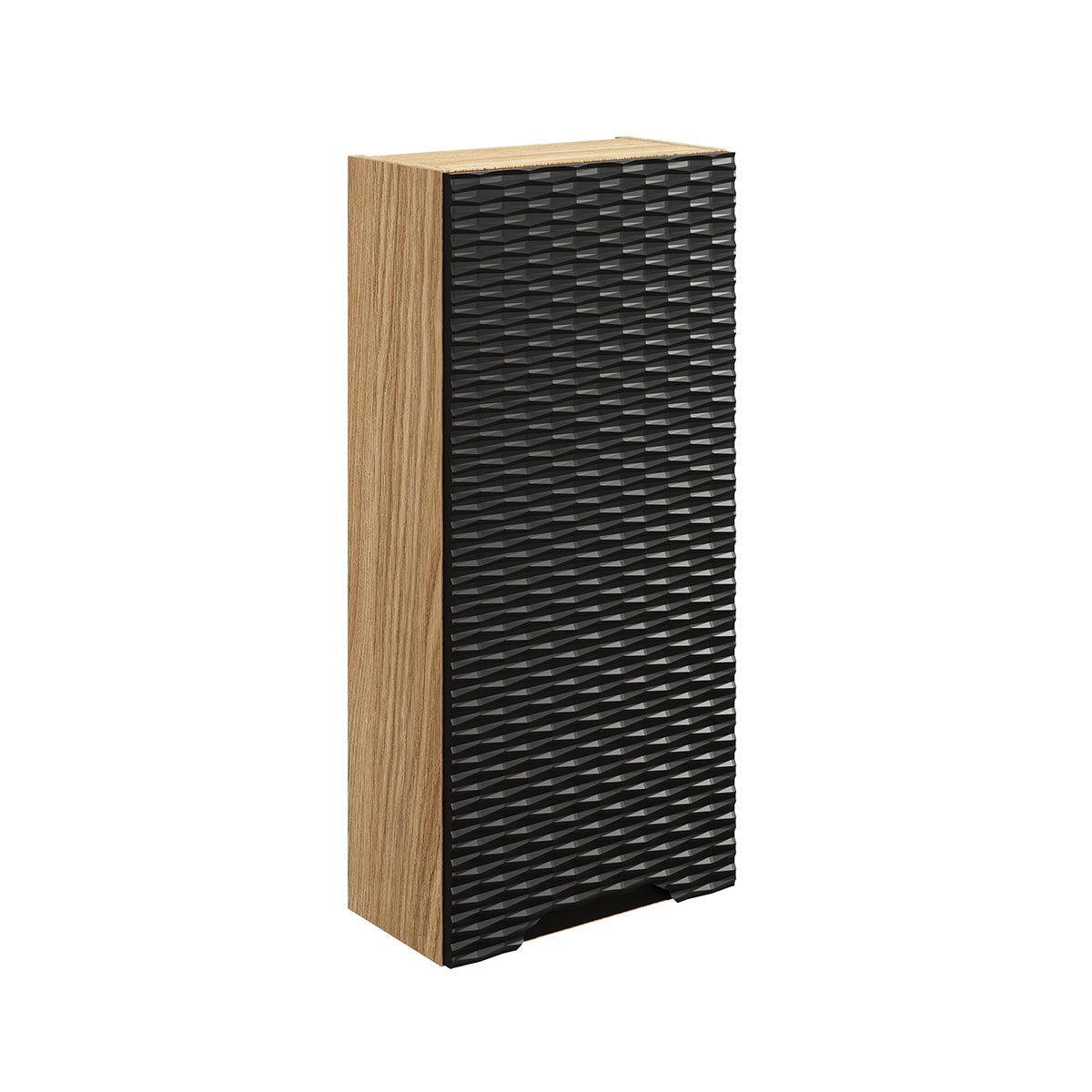 Szafka Comad łazienkowa OCEAN BLACK 83-35-1D 35cm dąb olejowany/czarna